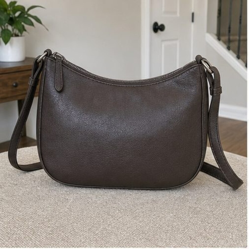 Olive Nylon Crossbody Bag